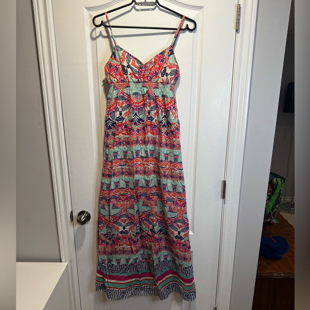 114 Aeropostale Multicolor Summer Dress Size Small | Lightweight Casual Sundress